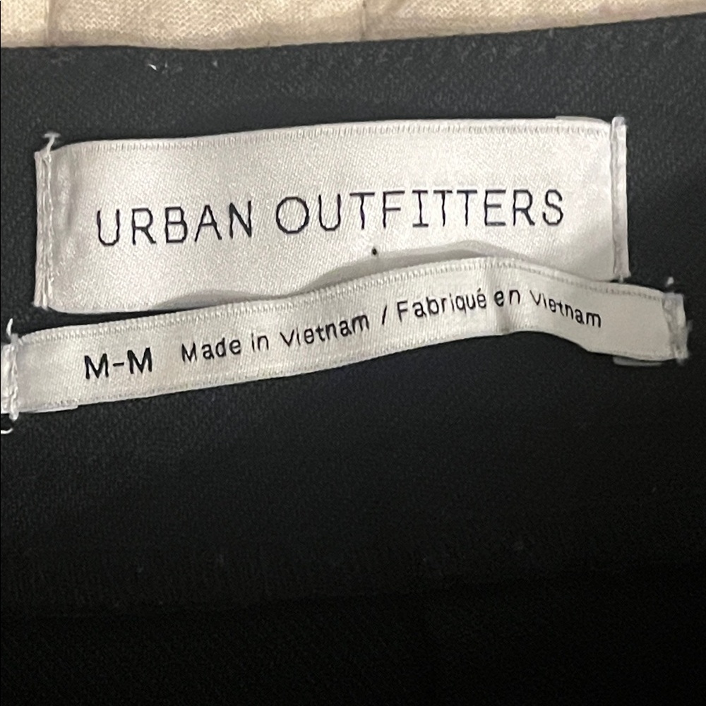 Urban Outfitters Black Pants with Red and White Pin Stripes Down the Legs - Picture 6 of 10